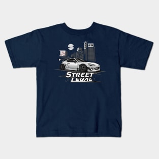 Street Legal - Subie Gang BRZ (White) Kids T-Shirt